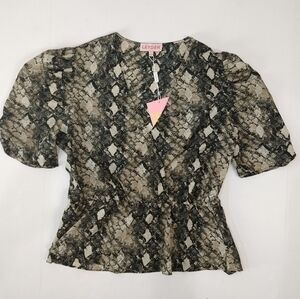 Leyden short sleeve blouse